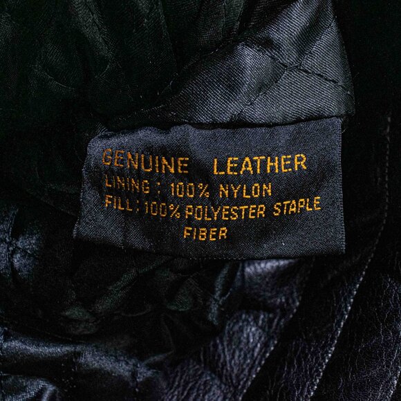 Harley Davidson Motorcycles D Pocket Leather Biker Motorcycle Jacket Large Retro - Picture 8 of 16